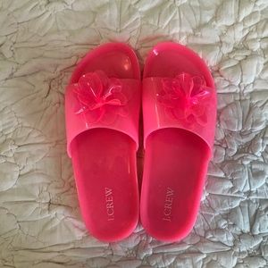 J. Crew pool slides